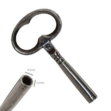 Clé de Pendule Clef d'Horloge n°8 Carré de 4.5mm