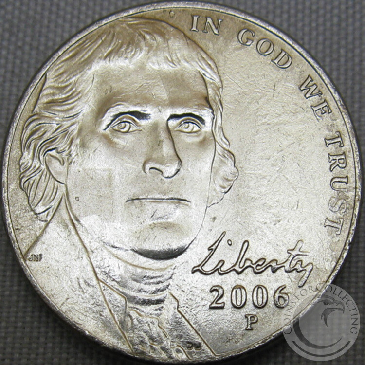 希少品　エンサイクロペディア　オブ　ディズニー　2006 2006-P UNC JEFFERSON NICKEL NICE COIN OUT OF BANK ROLL **MAKE AN