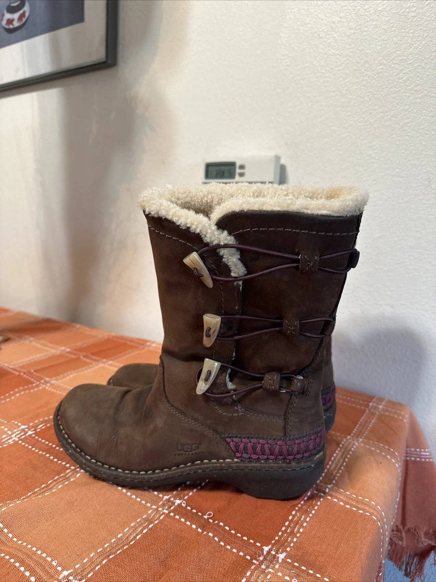 faux leather ugg boots