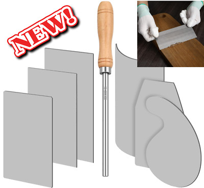 Scraper Burnisher and 6 Pcs Multi-Shaped Scraper Set