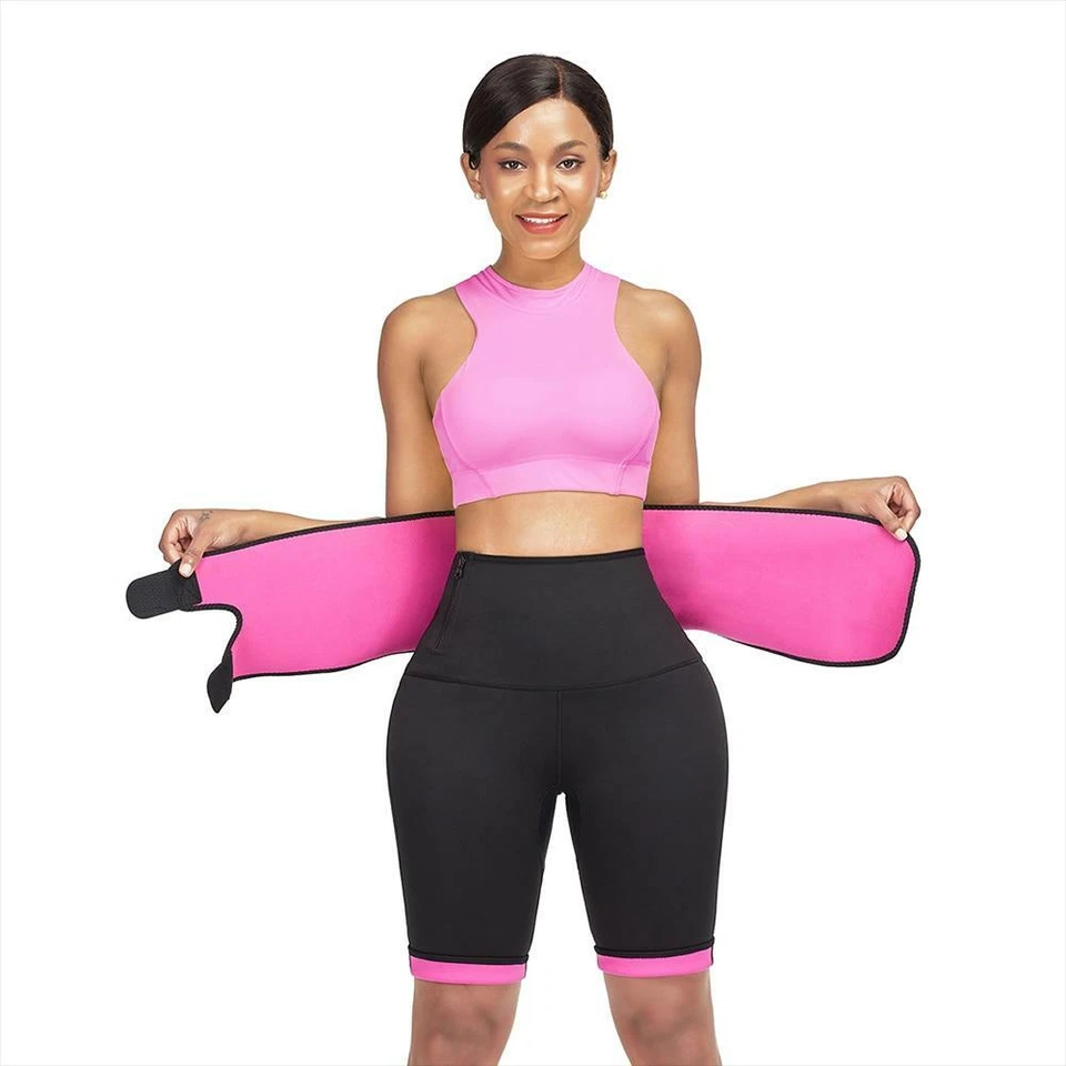 Pantalones cortos de entrenamiento de cintura para mujer modelador corporal Foto 3 de 4