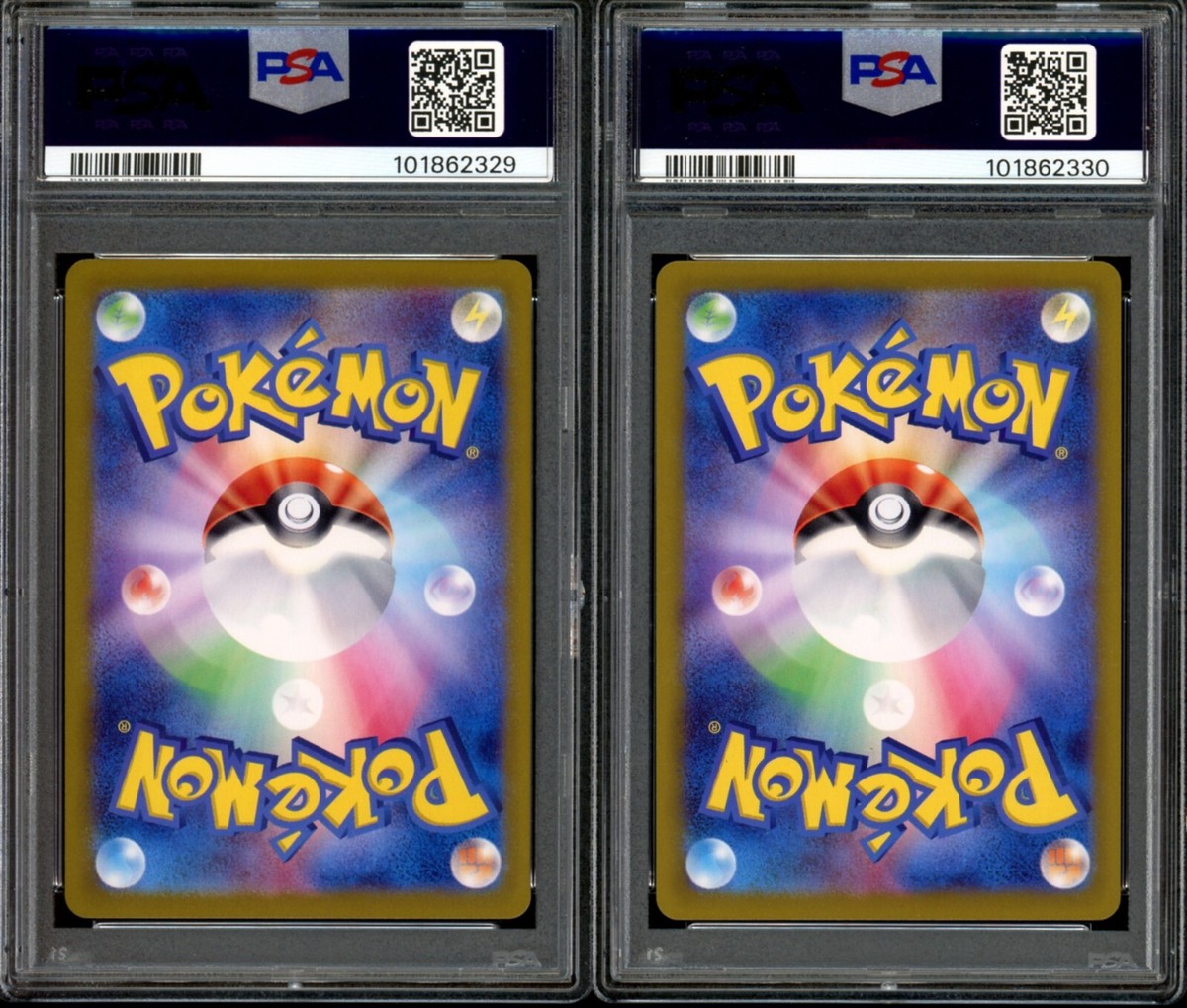 PSA 10 Sequential Set Umbreon ex SAR 217 & 092 Master Ball sv8a