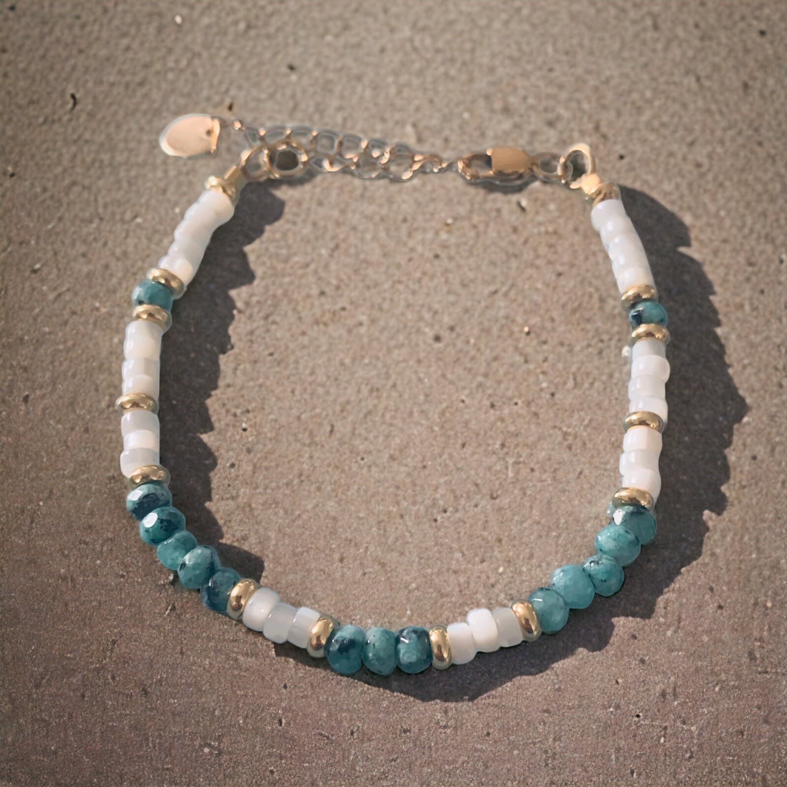 Bijoux cadeaux : bracelet en perles de jade de qualité joaillerie
