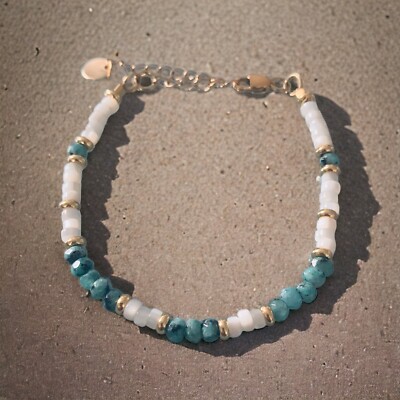 Armband Jadeperlen, Geschenkidee Damen, Schmuck Geschenke, Perlenarmband