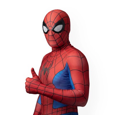 Spider Human Cosplay Full Body suit Hood Detachable