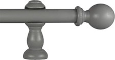 Wooden Curtain Pole 28mm Eyelet Curtain Pole Rail Rod With Rings Finials Bracket