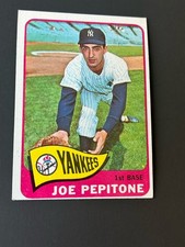 1965 Topps Baseball #245 Joe Pepitone New York Yankees EX+