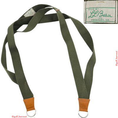 Vintage LL Bean Green Replacement 45'' Wader Shoulder Strap - 1970's or 80's
