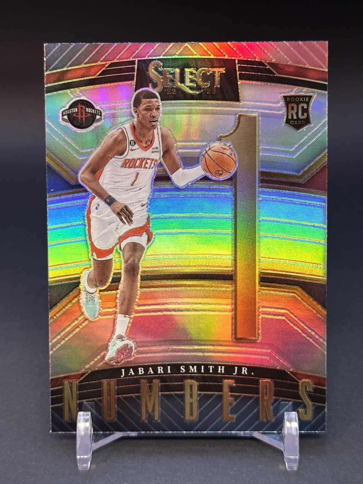 2022-23 Select - Silver Prizm Rookie Numbers Jabari Smith Jr #20 Rockets