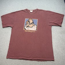 VTG Walt Disney Grumpy Snow White XL Faded Mens T-Shirt