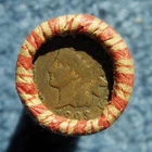 ROLL OF WHEAT CENTS WITH SOME INDIAN HEADS 1893 & REVERSE