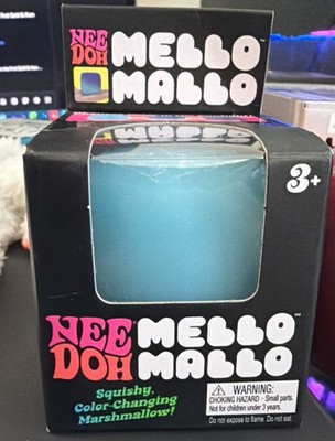 Authentic NEEDOH MELLO MALLO Blue Sensory Stress Ball Squishy  Toy