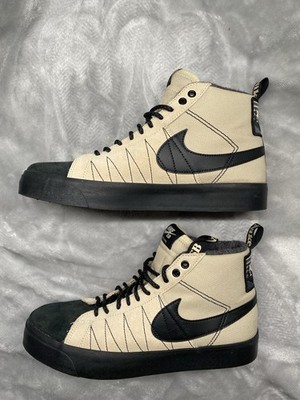 Nike SB Blazer Mid PRM Acclimate Shoes Mens 8.5 Rattan/ Black Skate DC8903-200