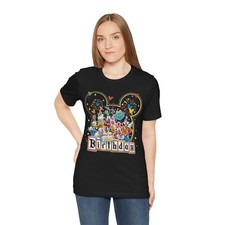 Disney Birthday Unisex Jersey Tee, Mickey Mouse Shirt, Celebration ...