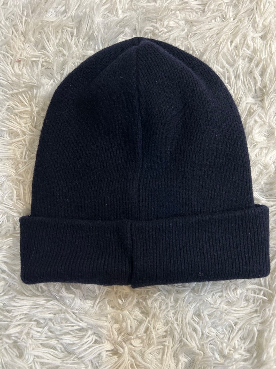 Dsquared2 Beanie Wool Blue Hat Embroidered Logo Canada Luxury Heavy View 3