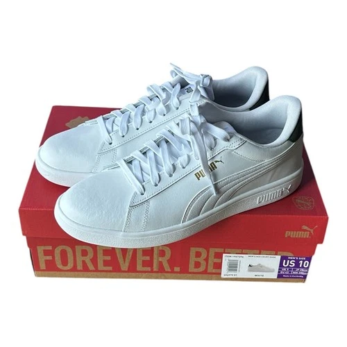 PUMA Men's Ace Court Shoe White Size 9.5 Athletic Sneaker New