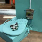 Tiffany&Co Money Clip Sterling Silver Elsa Peretti Claw with Box, Pouch & Bag