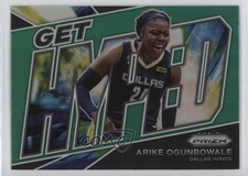 2022 Panini Prizm WNBA Get Hyped Green Prizm Arike Ogunbowale #13 1qy