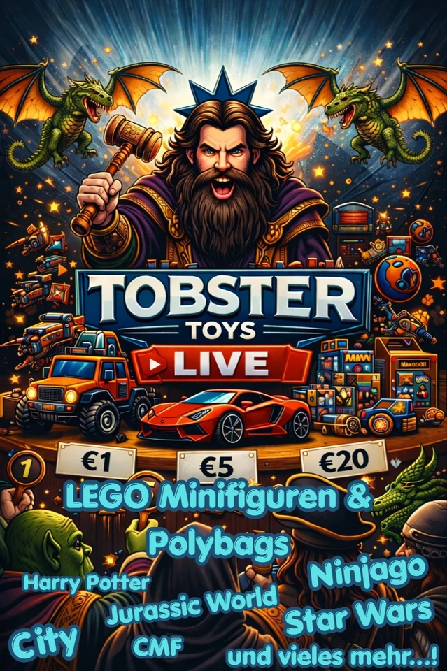 🧱 LEGO Feierabend Stream: Polybags & Minifiguren! Auktionen ab 1€! 🧱
