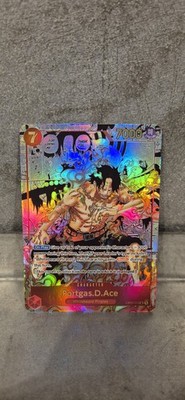 Portgas D Ace MANGA OP02-013 ( TCG PROXY - FAN DIY MADE )