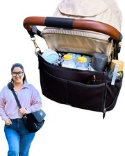 NEW SARAH WELLS BREAST PUMP STROLLER CADDY AND TOTE MACHINE WASHABLE