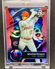 Shohei Ohtani RARE HOLO FOIL INVESTMENT CARD TOPPS CHROME ANGELS ROY MVP