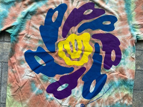 2018 Flatbush Zombies T Shirt Tie Dye Men’s Medium Short Sleeve Multicolor - Bild 12 von 15