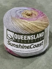 Sunshine Coast Queensland Collection Yarn Cake Superwash Merino Wool Bamboo #108