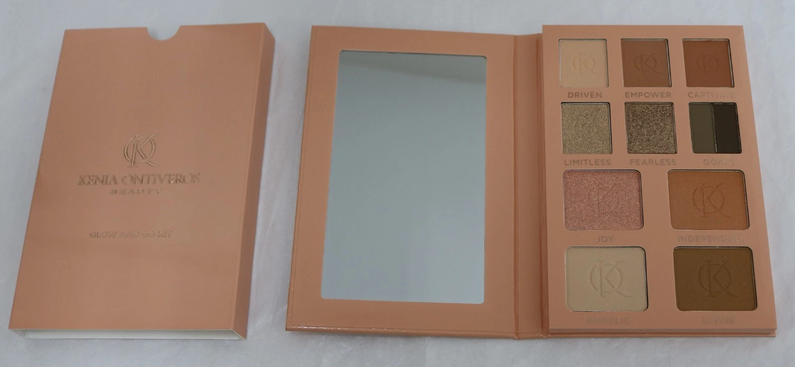 Kenia Ontiveros Beauty Glow & Go Kit Face Palette Eye & Face Powders New!