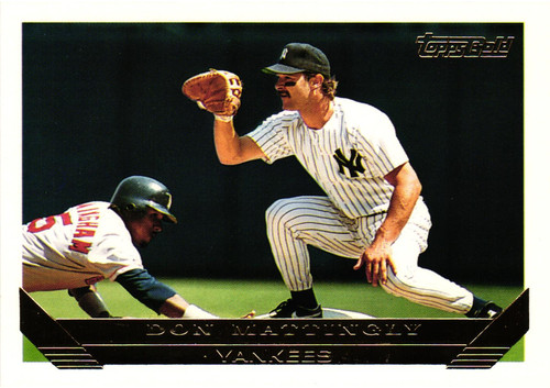 Don Mattingly #32 1993 Topps Gold card