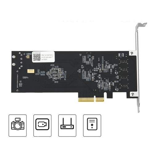 4 Port USB 3.0 PCIE Expansion Card PCIEUSB 3.0 Hub Board PCIE to USB3.0 Adapter - Afbeelding 6 van 8