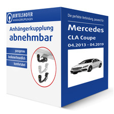 G.D.W. Anhängerkupplung abnehmbar für MERCEDES CLA Coupe Typ C117 AHK NEU