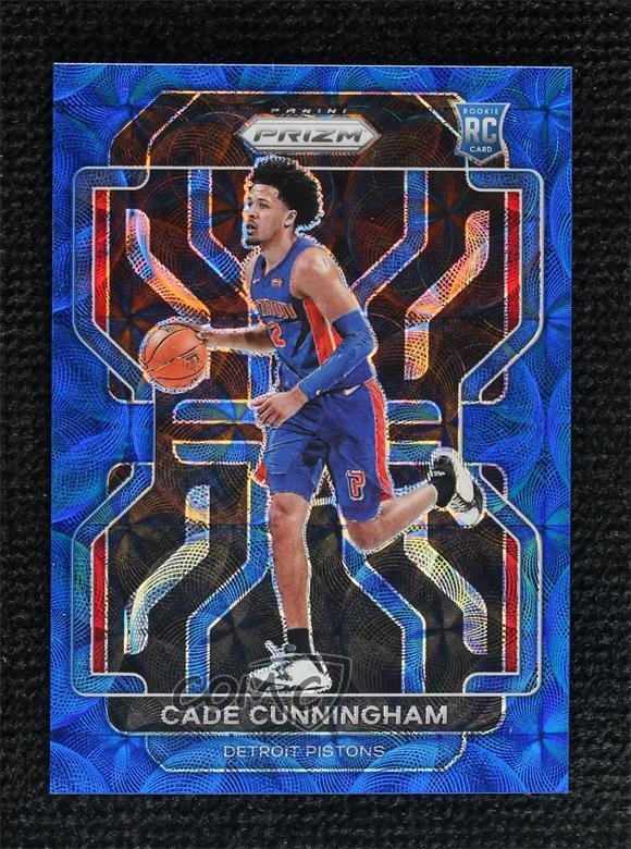 2021-22 Panini Prizm Choice Blue 14/39 Cade Cunningham #282 Rookie RC 0kr0