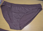 2 New Brown Just My size Bikini Panties Size 13 5xHips 59"-61" Lot — photo 5