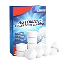12-Pack Heavy Duty Toilet Cleaner Tablets – Powerful Limescale & Stain Remover