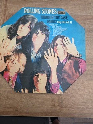 THE ROLLING STONES Through The Past Darkly LP Decca 1969 Mono A2/B3 Red .