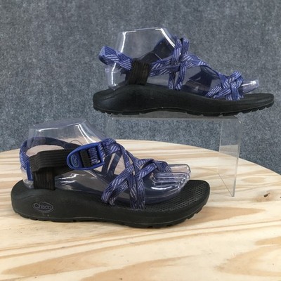 Chaco Sandals Womens 8 Z/Cloud X2 Hiking Strappy Blue Comfort Toe-Loop Open Toe