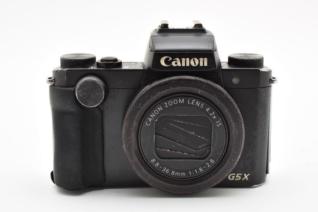 Canon PowerShot G5X Black Point shoot Digital Camera For Parts