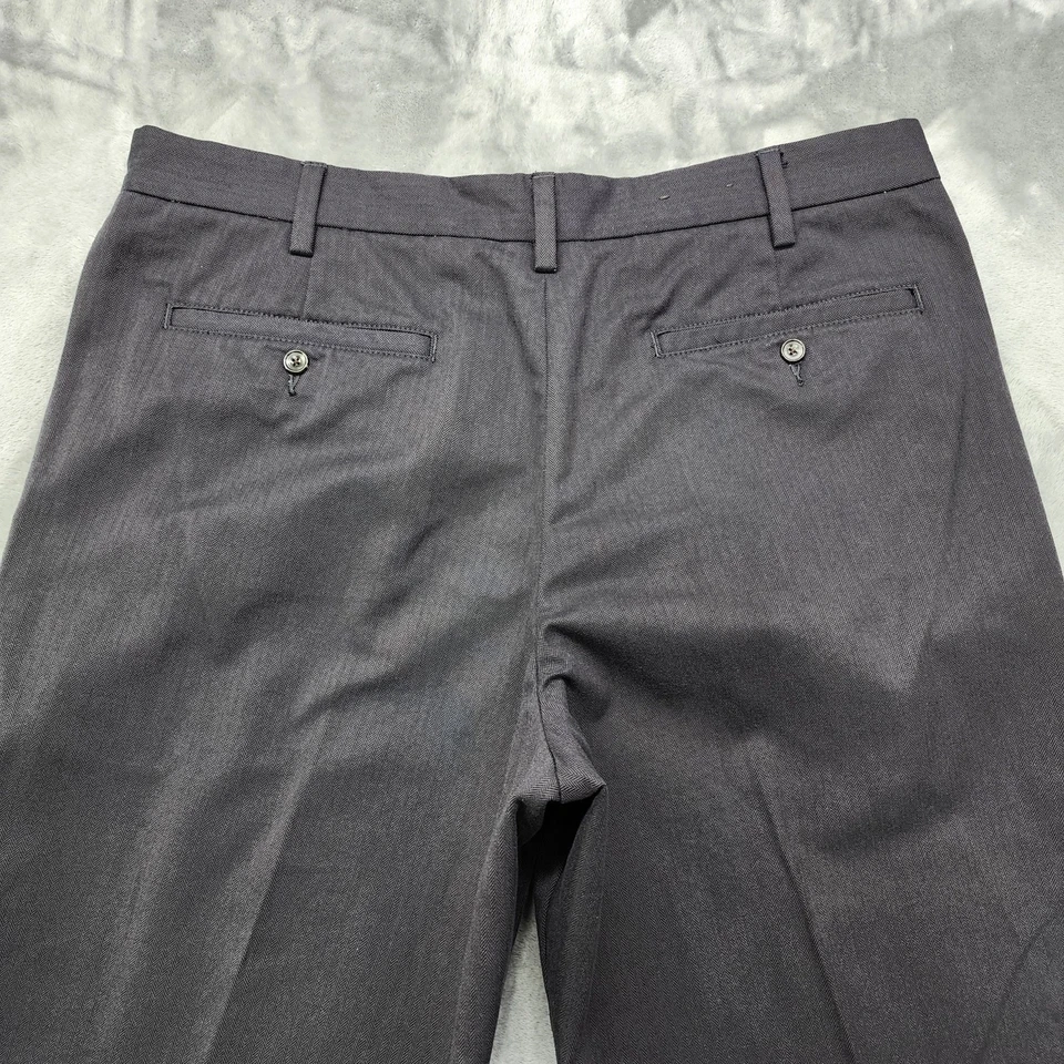 Pantalones Eddie Bauer Para Hombre 38WX34L Negros Calce Relajado Frente Plano Chino Caquis Oficina Foto 3 de 4