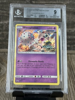 pokemon trading card game sun and moon cosmic eclipse Blacephalon Staff Promo BGS 9 Conatins 36 booster packs.Sun and Moon Unified Minds is the latest expansion for the Pokmon Trading Card Game Pokemon TCG: Sun and Moon