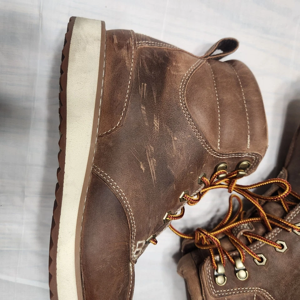 L.L. Botas Bean para hombre Stonington sin usar, en caja, punta talla 8,5 cuero de roble oscuro 507137 Foto 2 de 4