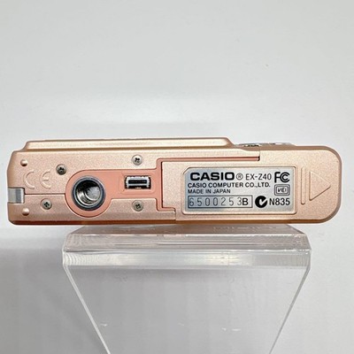 CASIO EXILIM EX-Z40 Pink Digital Camera Compact Tested Excellent