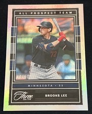 2023 Panini Three and Two All Prospect Team Holo Silver /50 Brooks Lee #APT-BL