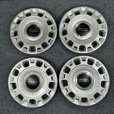 Lot Of 4 Fiat 500 Oem 2012-19 Hubcap 15 Wheel Cover Silver 68078420ac Factory