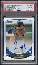 2013 BOWMAN CHROME DRAFT PICKS & PROSPECTS AUTOS #BCAAJ AARON JUDGE PSA 8 AUTO