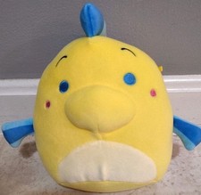 New Squishmallow 7.5" Flounder Disney The Little Mermaid Plush NWOT