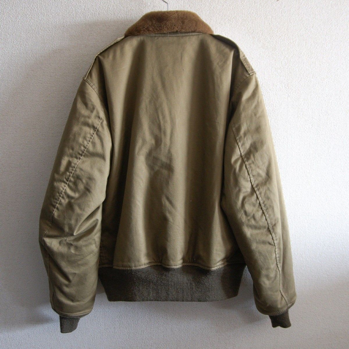 Buzz Rickson B-10 Flight Jacket Wool Lining Used … - image 3