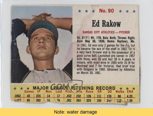 1963 Ed Rakow #90