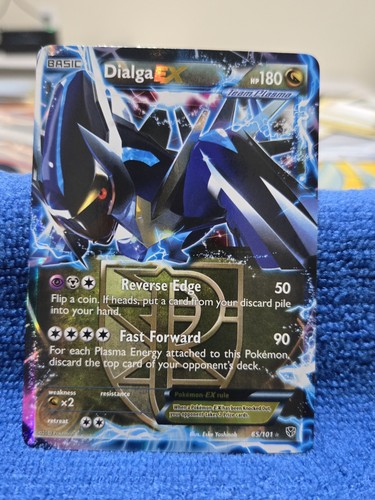 2013 Dialga EX 65/101 Ultra Rare Plasma Blast Holo Pokemon Karte - NM
