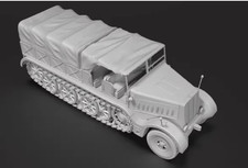 3D Printing Model 1/72 German SdKfz9- 18T Vehicle Model Unpainted